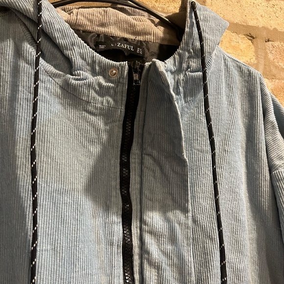 Trendy Color Block Corduroy Jacket - Zaful (Size Large) - Picture 4 of 6